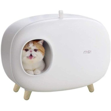 ארגז צרכים מודרני לחתול + כף איסוף צרכים 